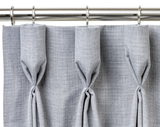 Goblet Pleat drapery